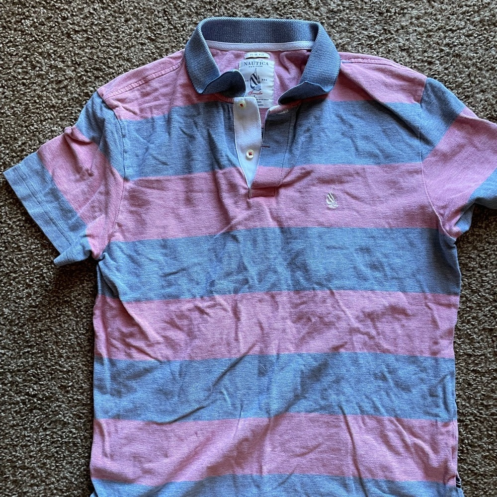Nautica striped polo